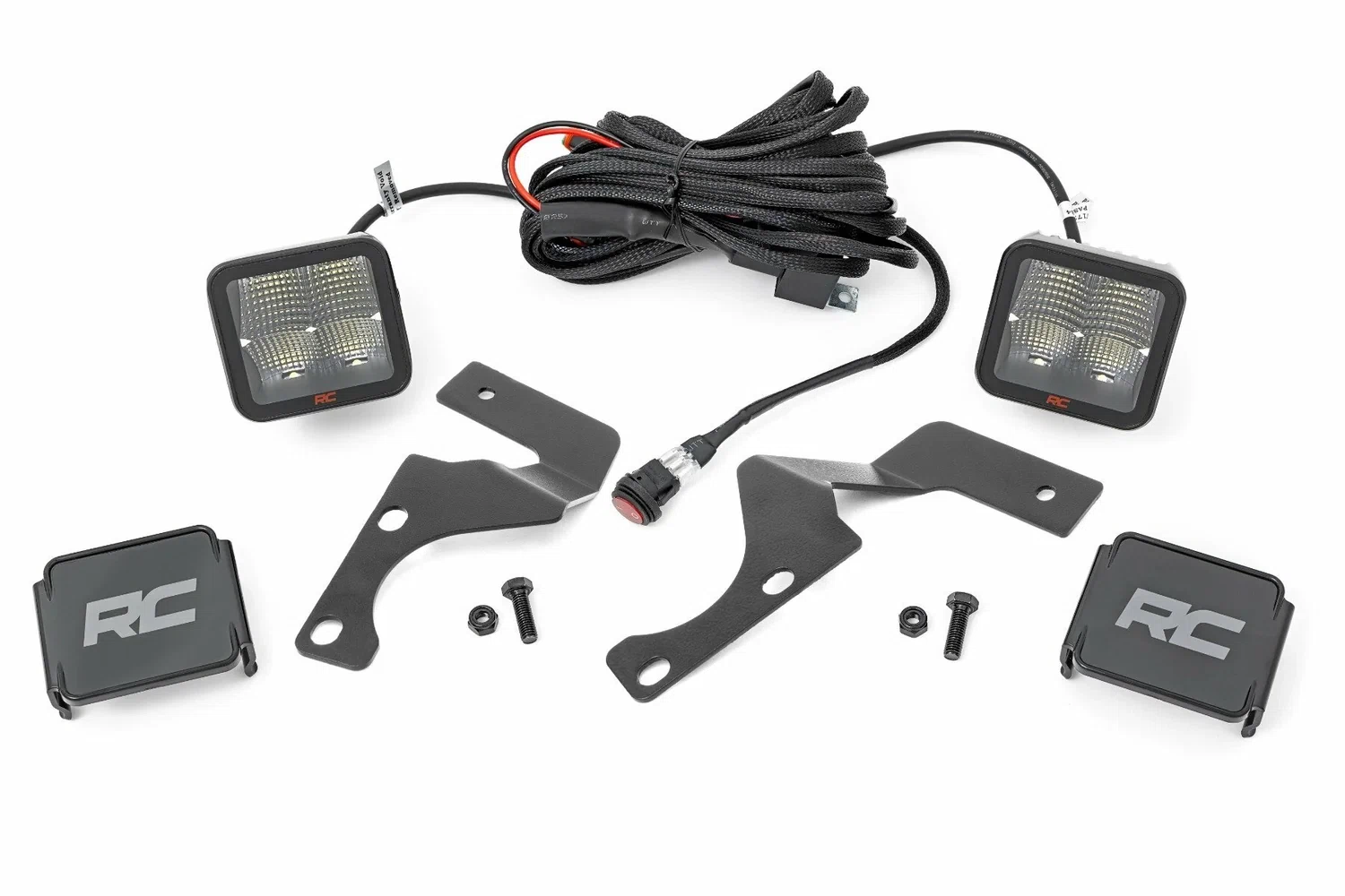 Fits Toyota 4Runner (10-24) LED Light Kit Ditch Mount 2_ Spectrum Spot 80796